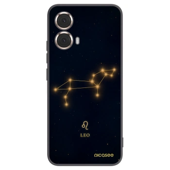 Picasee silikónový čierny obal pre Motorola Moto G85 - LEO