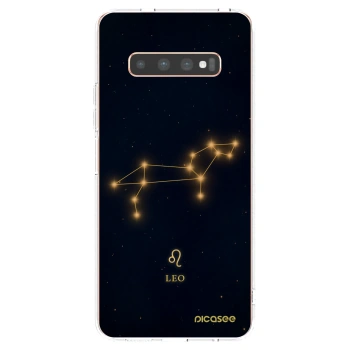 Picasee silikónový prehľadný obal pre Samsung Galaxy S10 Plus G975 - LEO