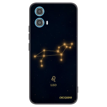 Picasee silikónový čierny obal pre Motorola Moto G34 5G - LEO