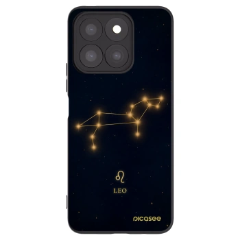 Picasee silikónový čierny obal pre Honor X8c - LEO