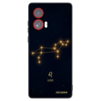 Picasee silikónový čierny obal pre Motorola Edge 50 Fusion - LEO