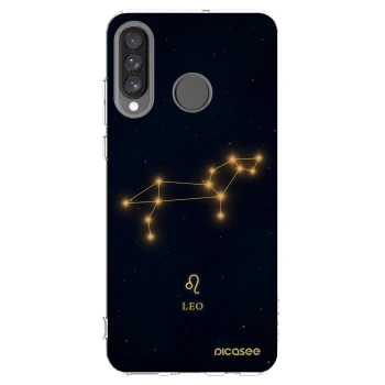 Picasee silikónový prehľadný obal pre Huawei P30 Lite - LEO