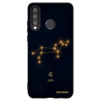 Picasee silikónový čierny obal pre Huawei P30 Lite - LEO