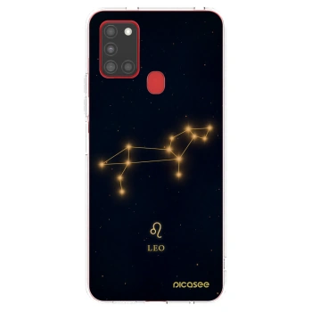 Picasee silikónový prehľadný obal pre Samsung Galaxy A21s - LEO