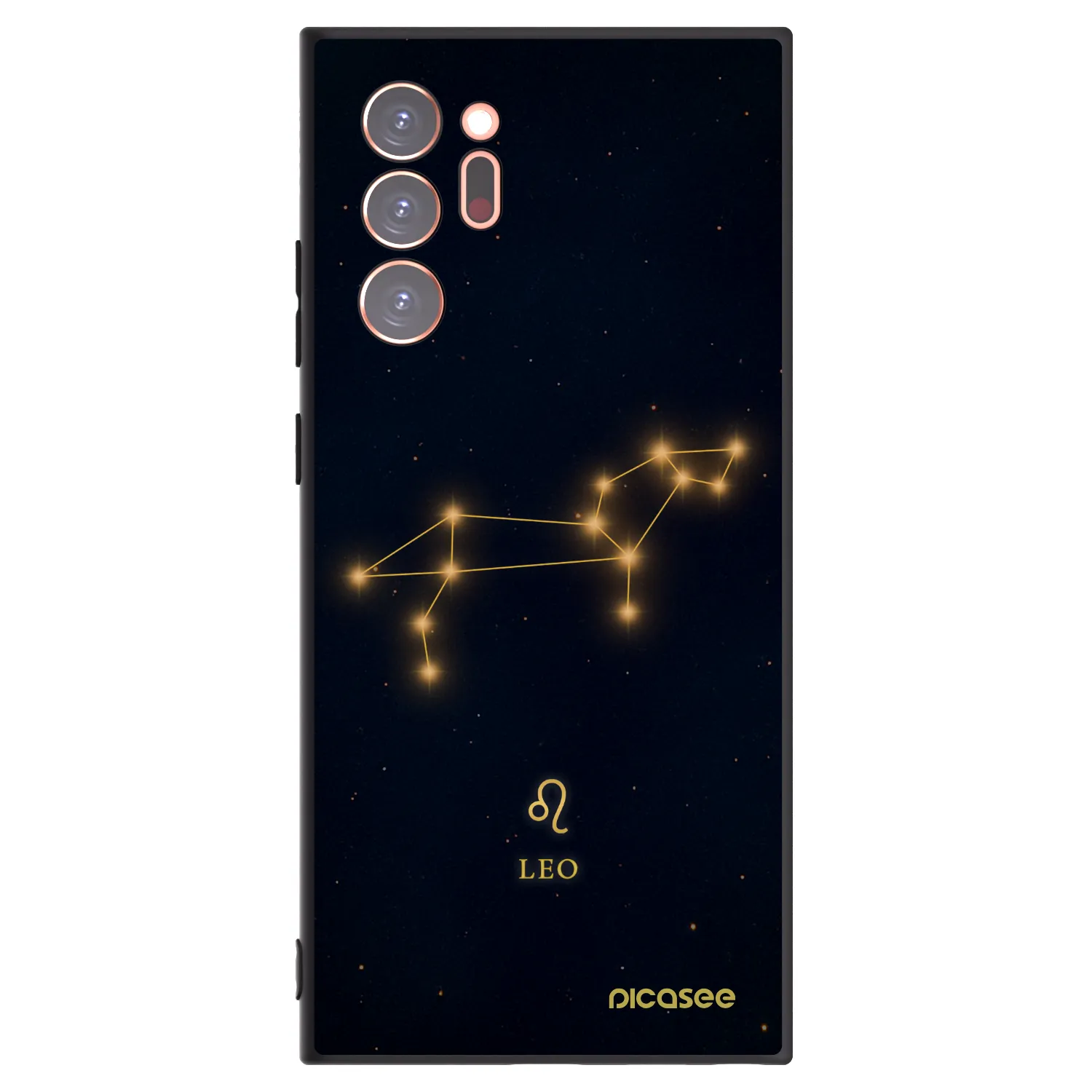 Picasee silikónový čierny obal pre Samsung Galaxy Note 20 Ultra - LEO