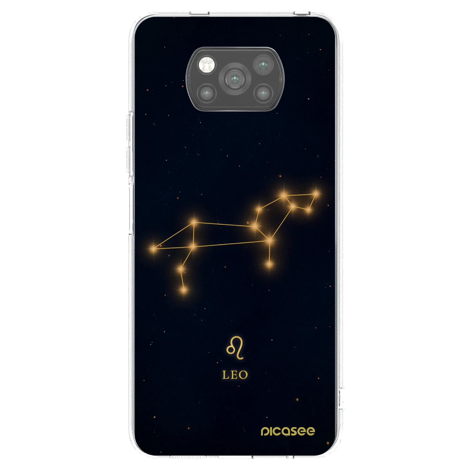 Picasee silikónový čierny obal pre Xiaomi Poco X3 - LEO
