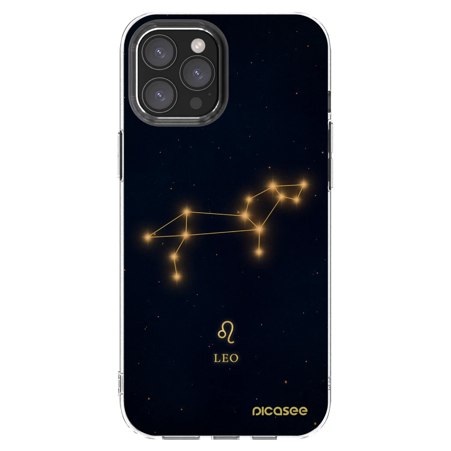 Picasee silikónový prehľadný obal pre Apple iPhone 12 Pro Max - LEO