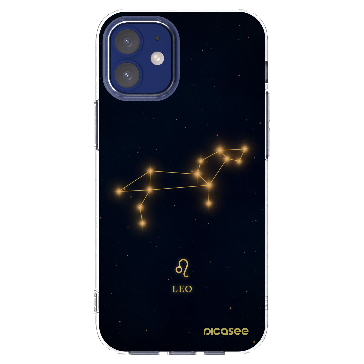 Picasee silikónový prehľadný obal pre Apple iPhone 12 mini - LEO