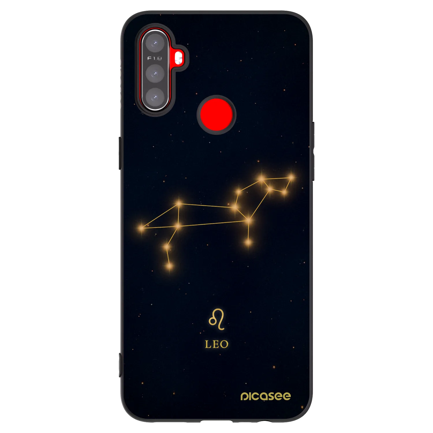 Picasee silikónový čierny obal pre Realme C3 - LEO