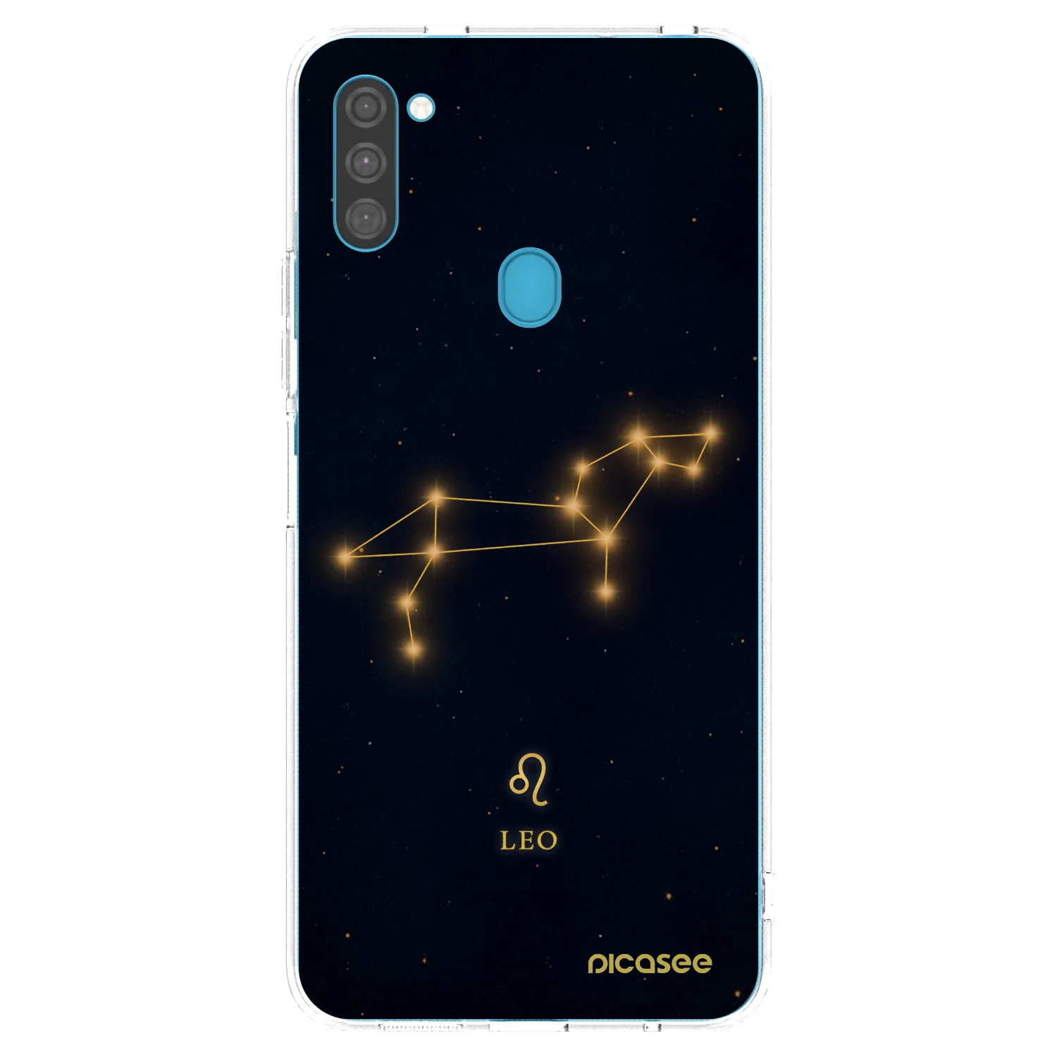 Picasee silikónový prehľadný obal pre Samsung Galaxy M11 - LEO