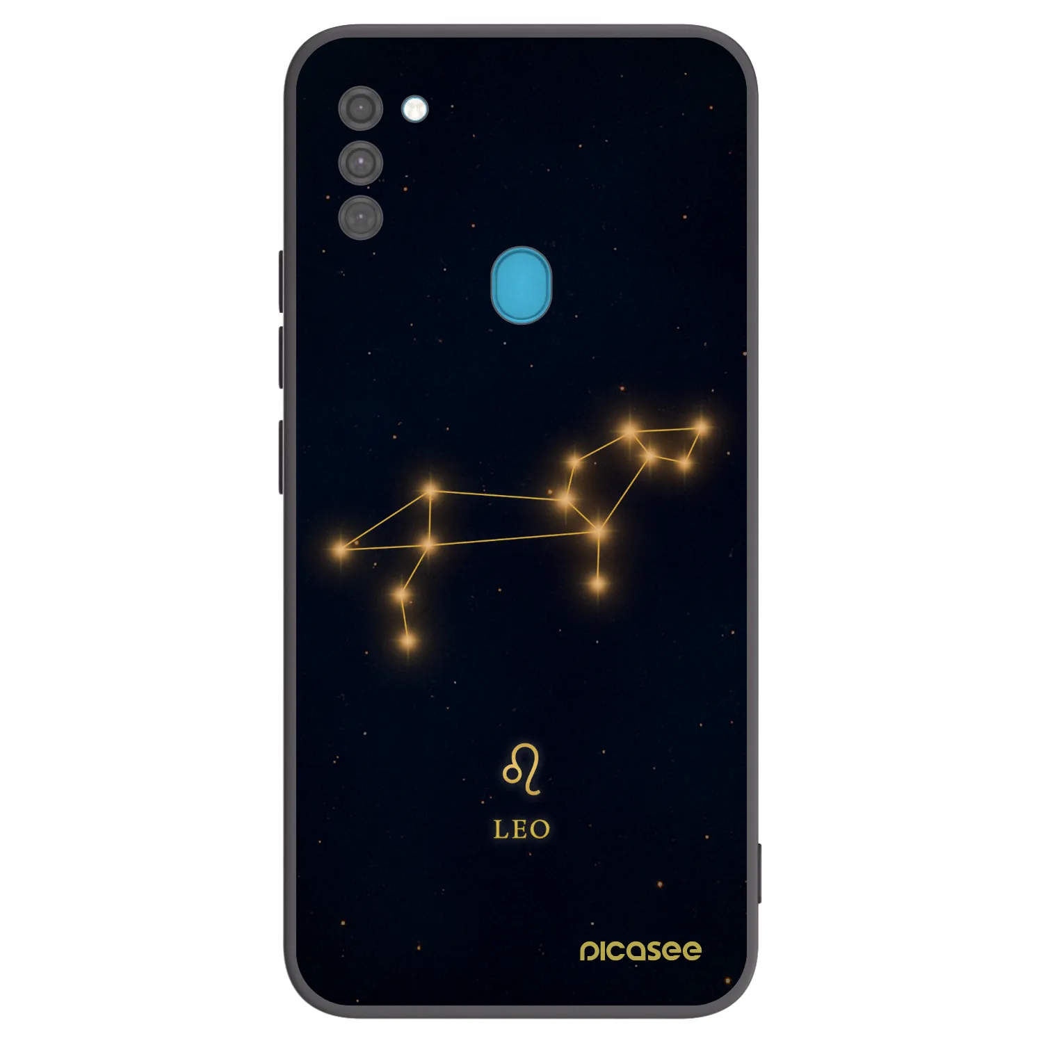 Picasee silikónový čierny obal pre Samsung Galaxy M11 - LEO