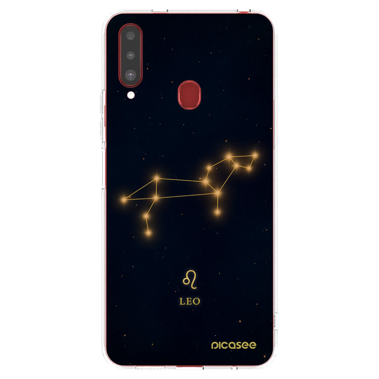 Picasee silikónový prehľadný obal pre Samsung Galaxy A20s - LEO