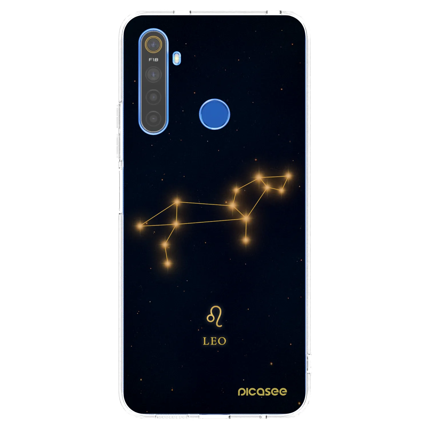 Picasee silikónový prehľadný obal pre Realme 5 - LEO