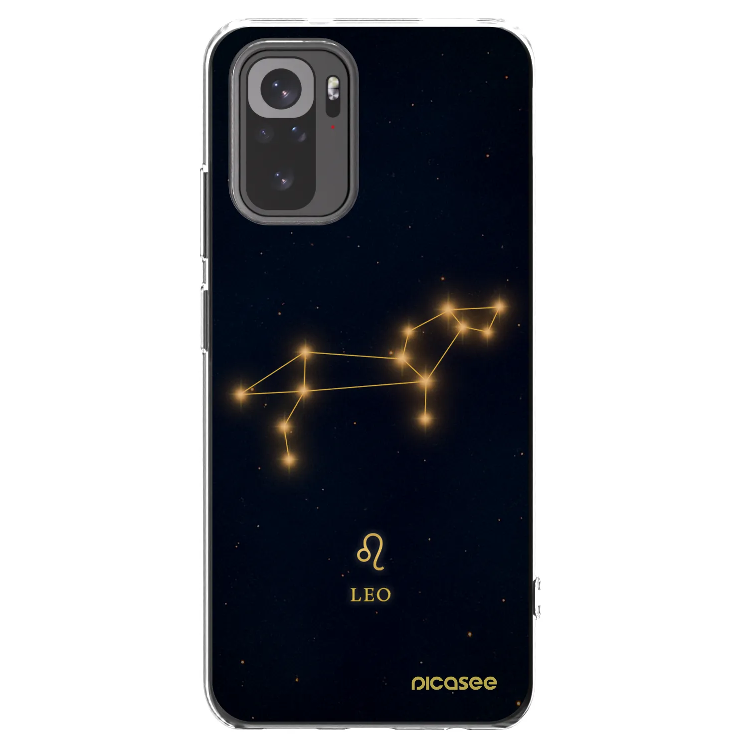 Picasee silikónový prehľadný obal pre Xiaomi Redmi Note 10 - LEO