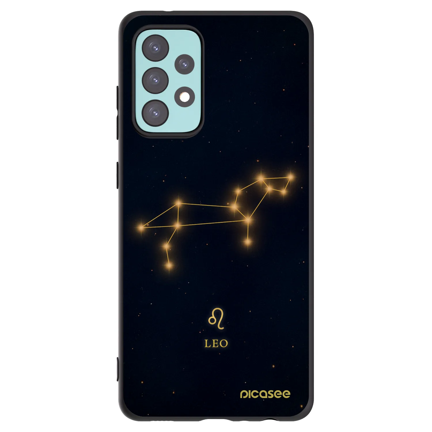 Picasee silikónový čierny obal pre Samsung Galaxy A72 A725F - LEO