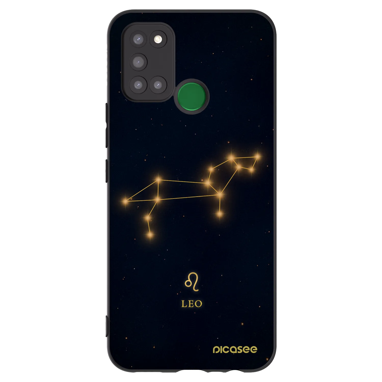 Picasee silikónový čierny obal pre Realme 7i - LEO