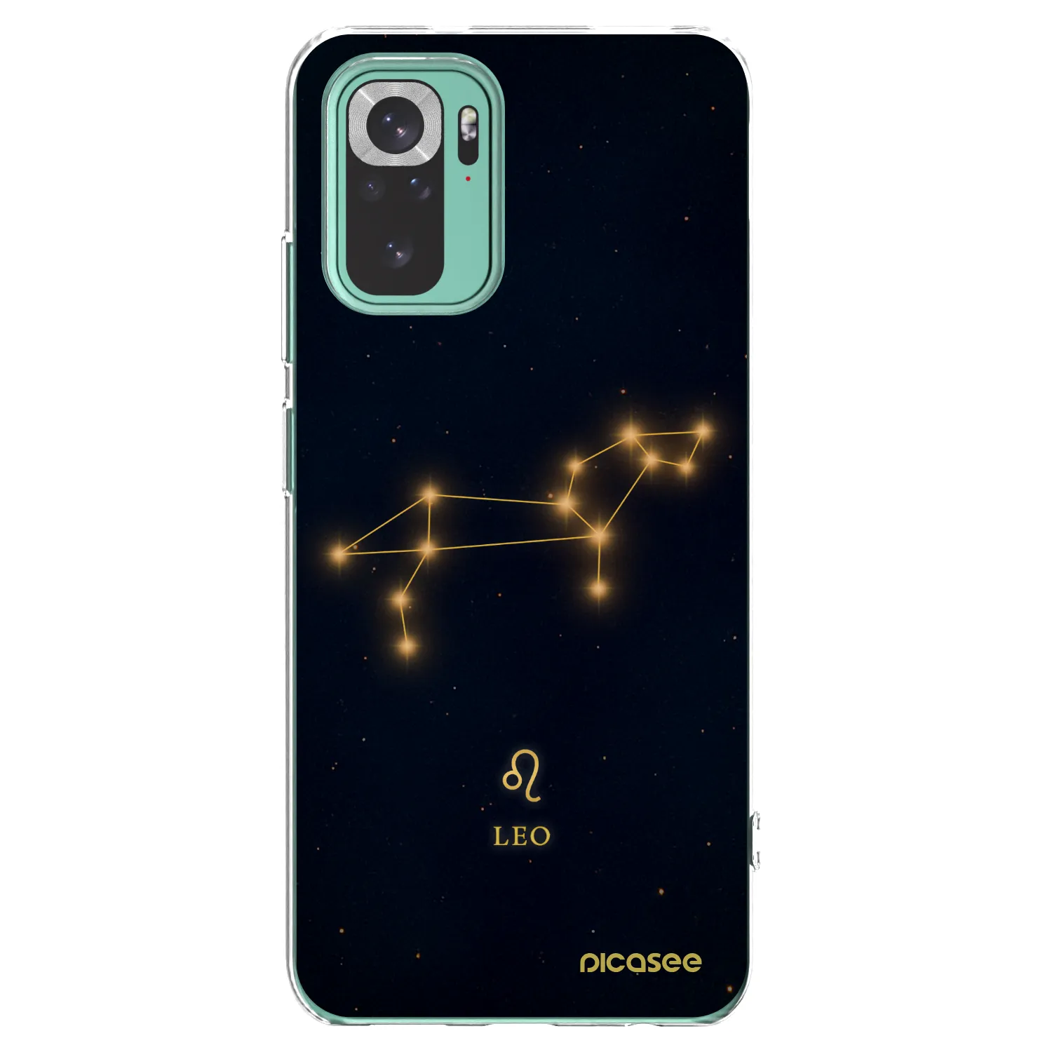 Picasee silikónový prehľadný obal pre Xiaomi Redmi Note 10 Pro - LEO
