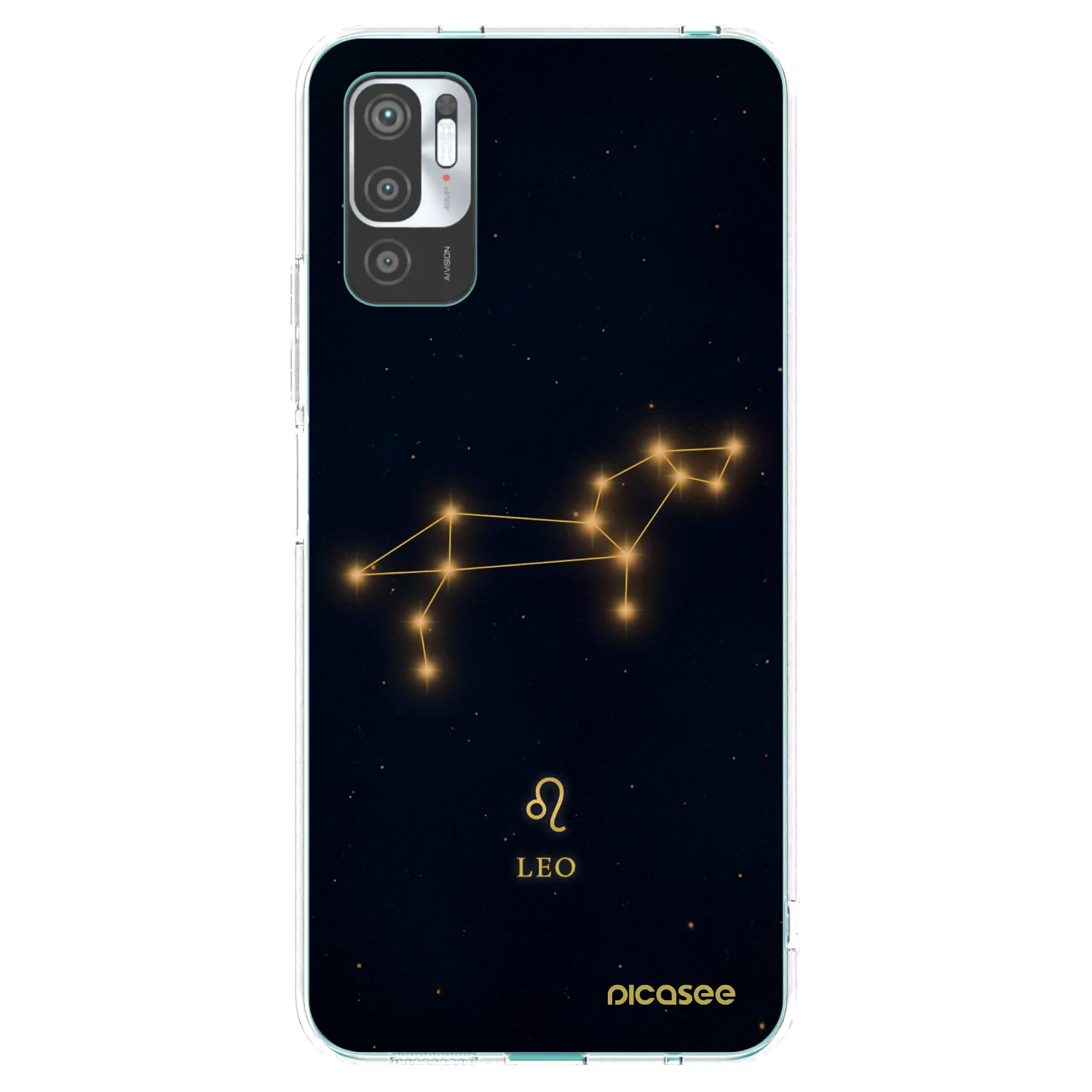 Picasee silikónový prehľadný obal pre Xiaomi Redmi Note 10 5G - LEO