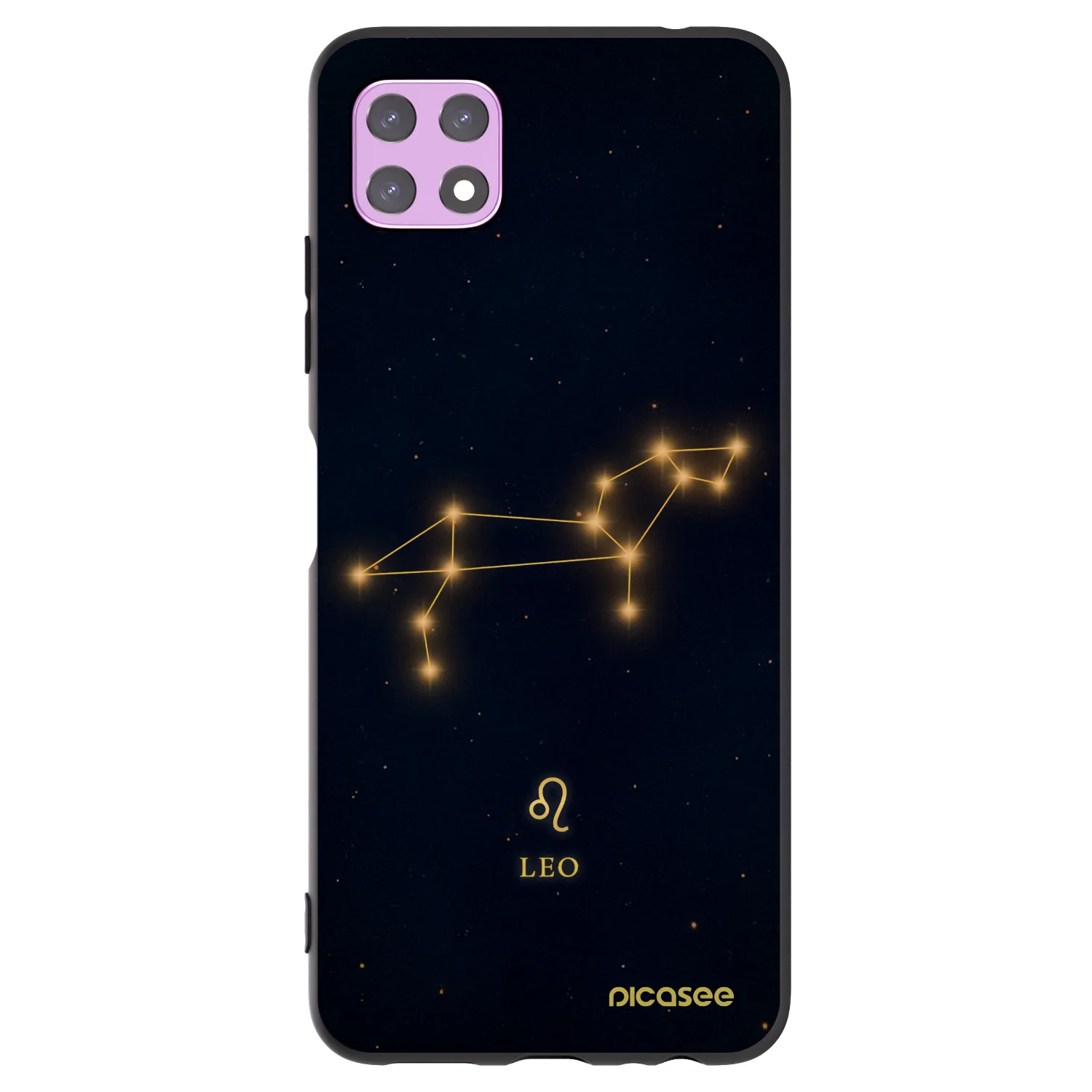 Picasee silikónový čierny obal pre Samsung Galaxy A22 A226B 5G - LEO