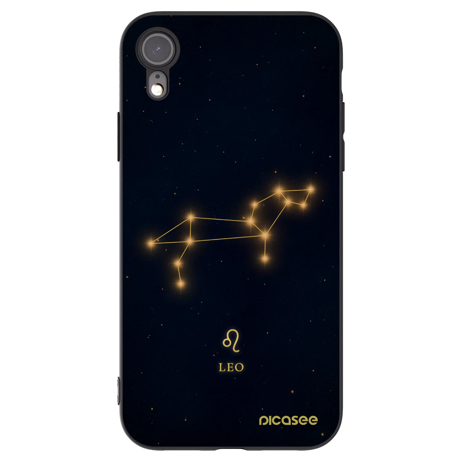 Picasee silikónový čierny obal pre Apple iPhone XR - LEO