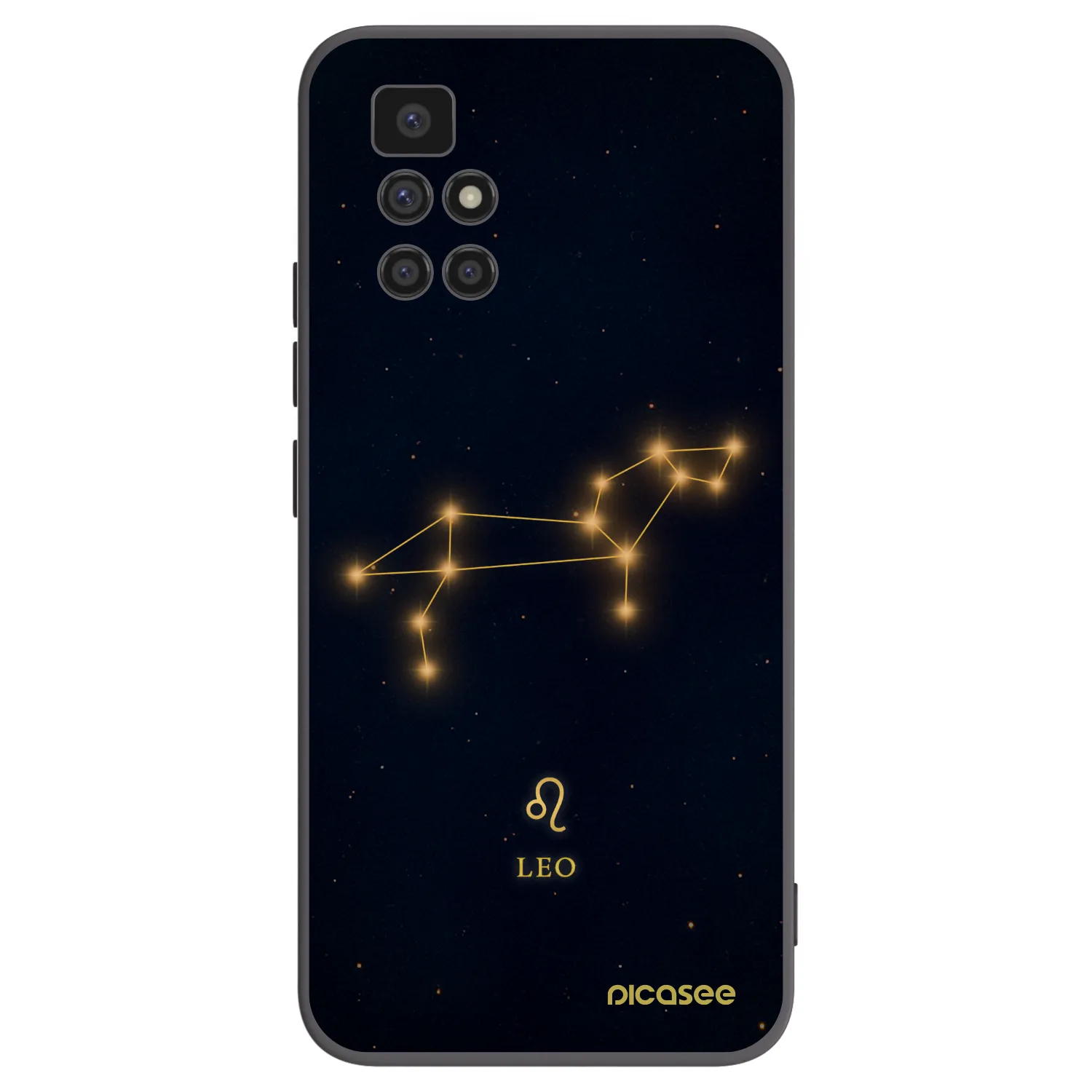 Picasee silikónový čierny obal pre Xiaomi Redmi 10 - LEO