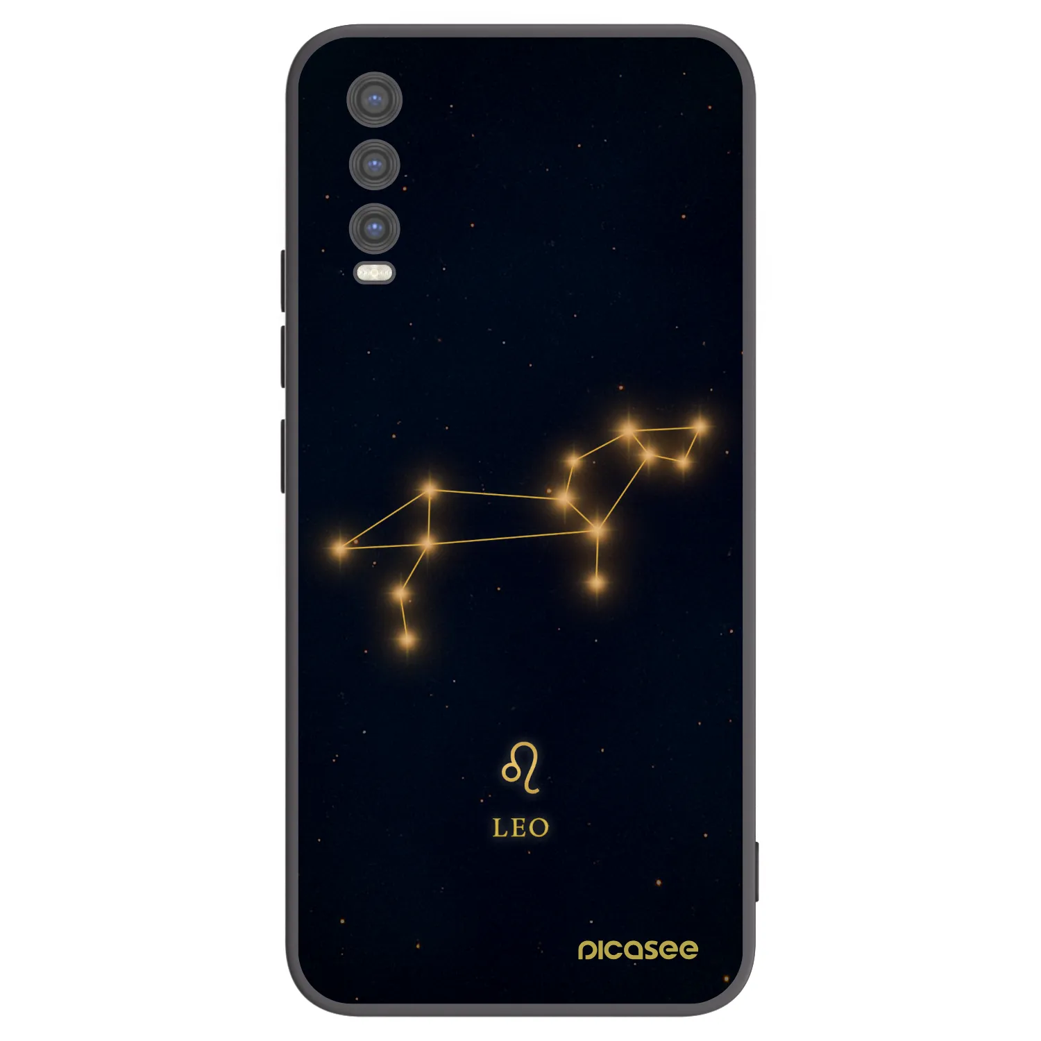 Picasee silikónový čierny obal pre Vivo Y20s - LEO