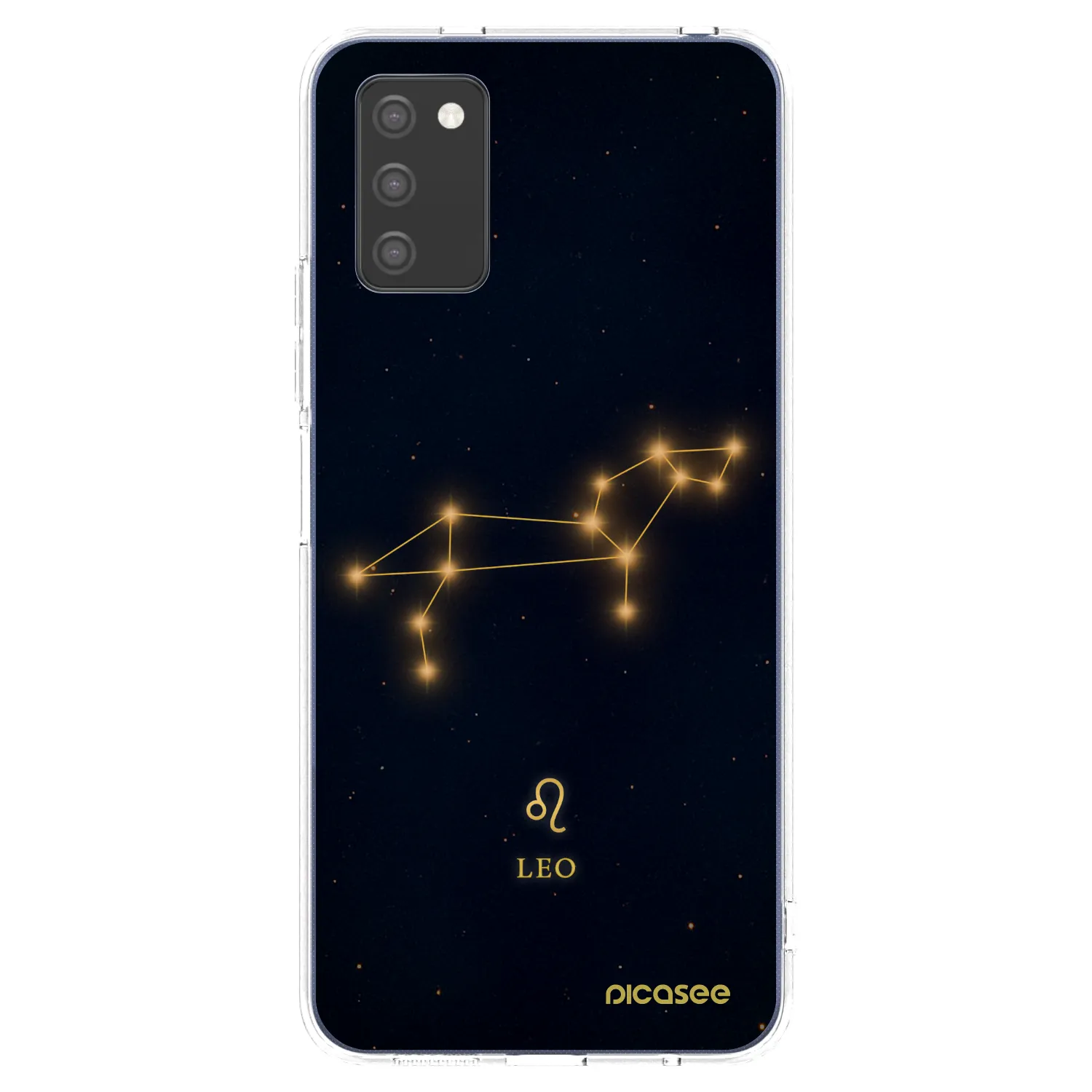 Picasee silikónový prehľadný obal pre Samsung Galaxy A03s A037G - LEO