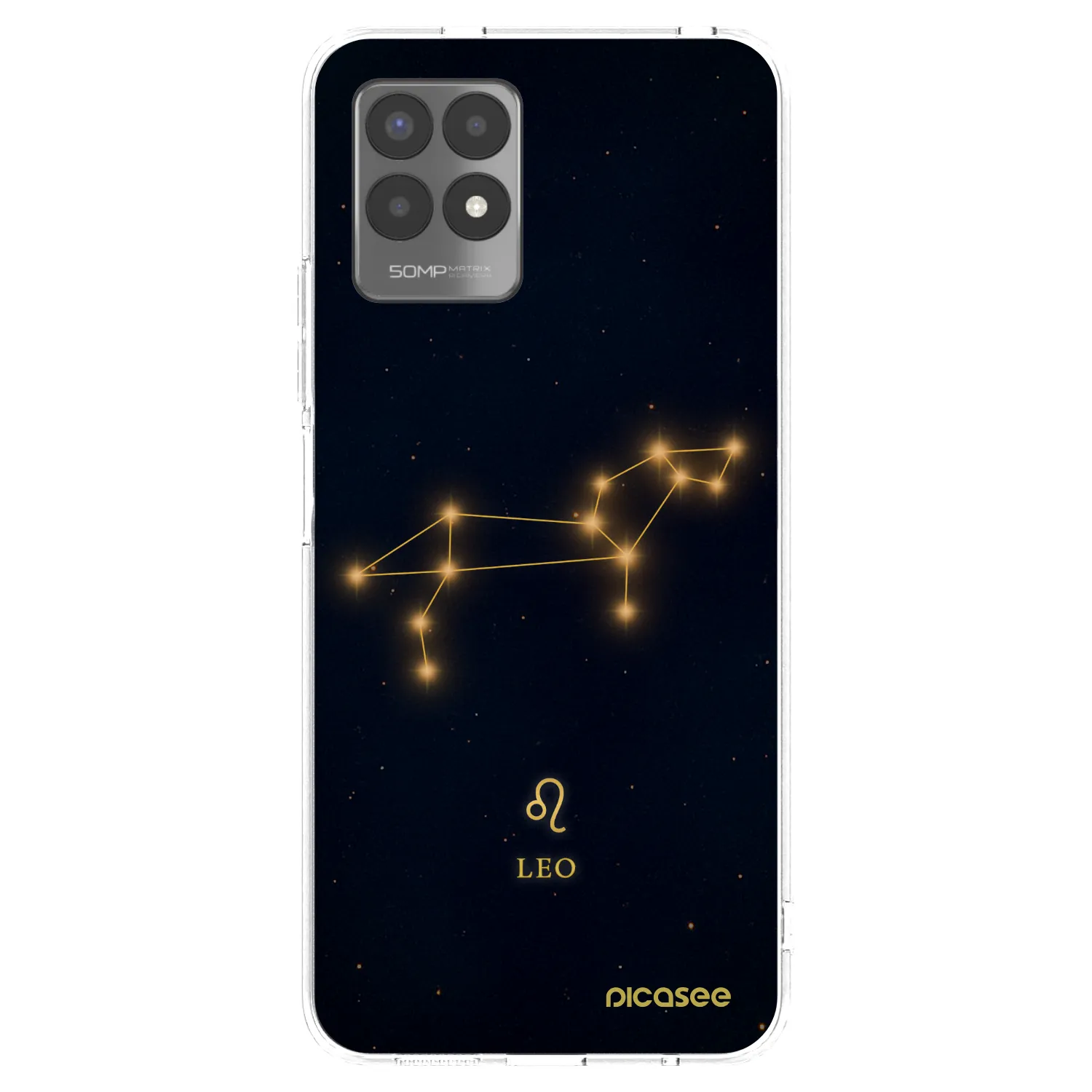 Picasee silikónový prehľadný obal pre Realme 8i - LEO