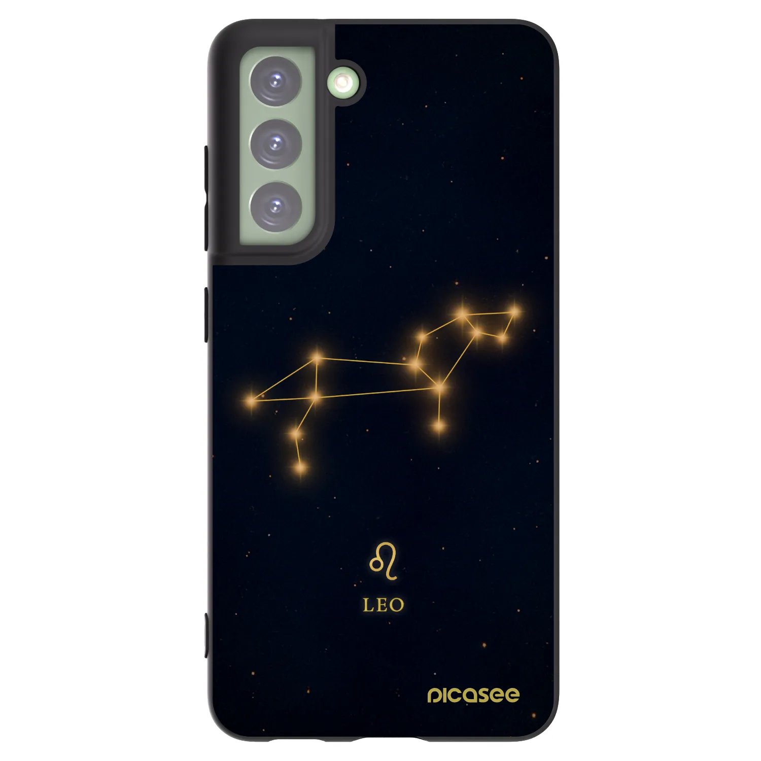 Picasee silikónový čierny obal pre Samsung Galaxy S21 FE 5G - LEO