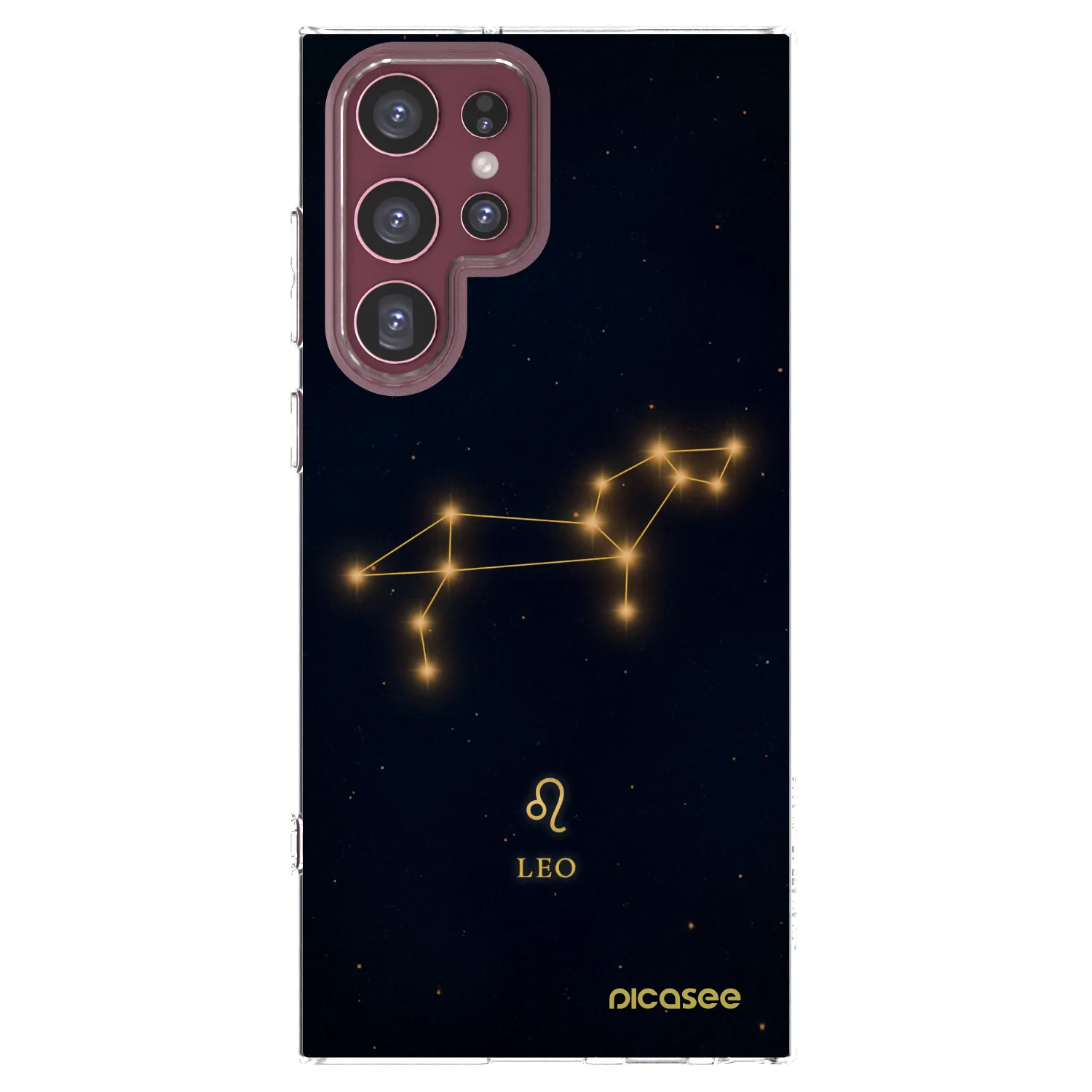 Picasee silikónový prehľadný obal pre Samsung Galaxy S22 Ultra 5G - LEO