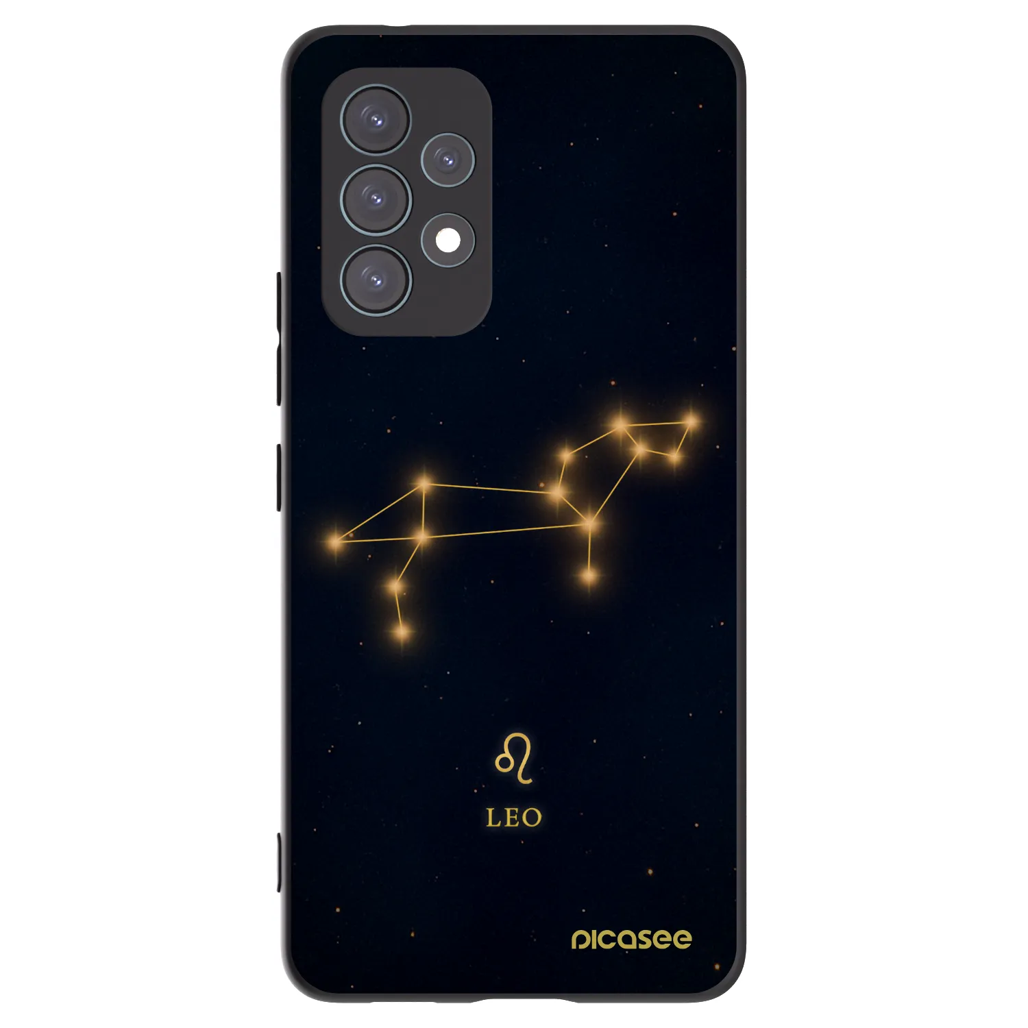 Picasee silikónový čierny obal pre Samsung Galaxy A53 5G A536 - LEO