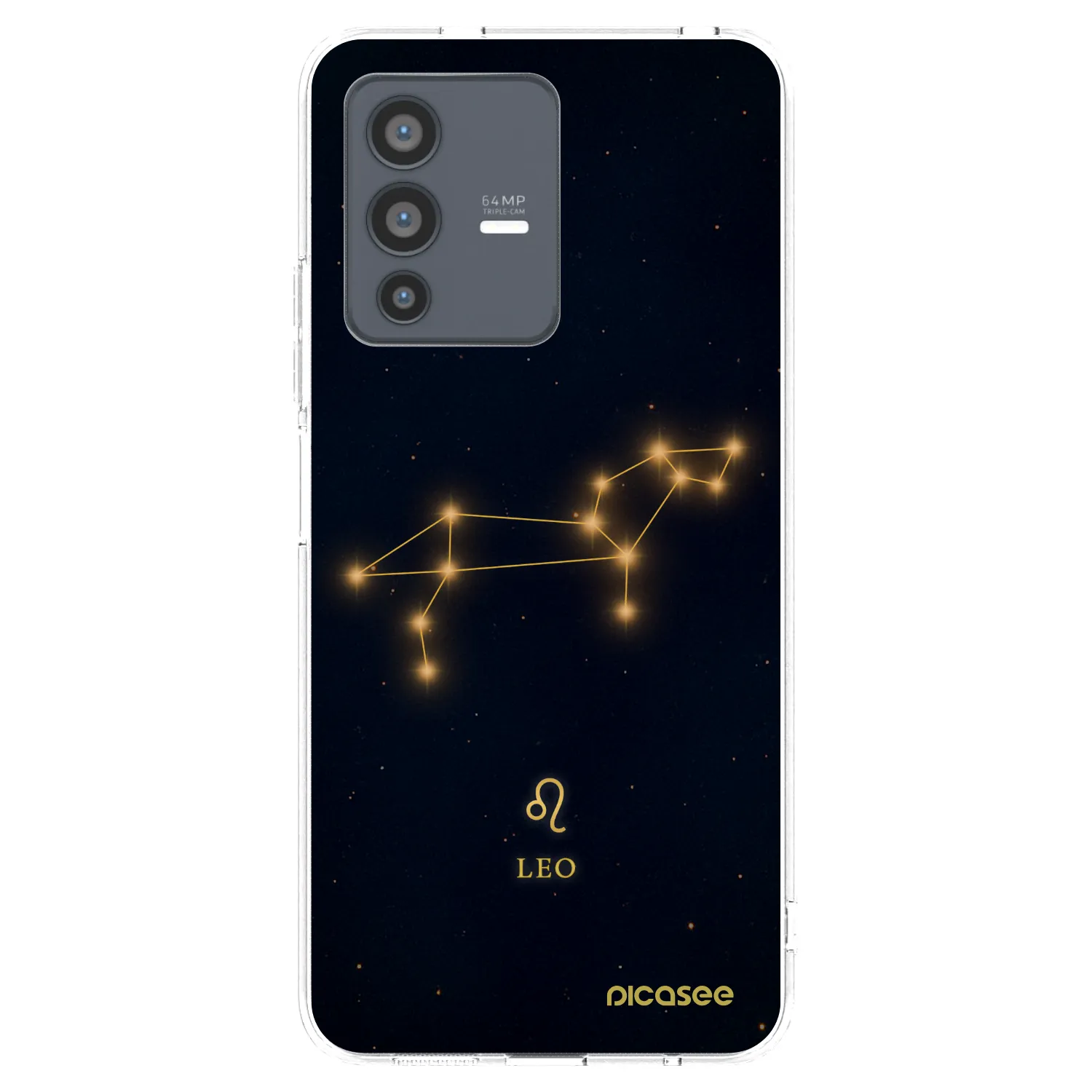 Picasee silikónový prehľadný obal pre Vivo V23 5G - LEO