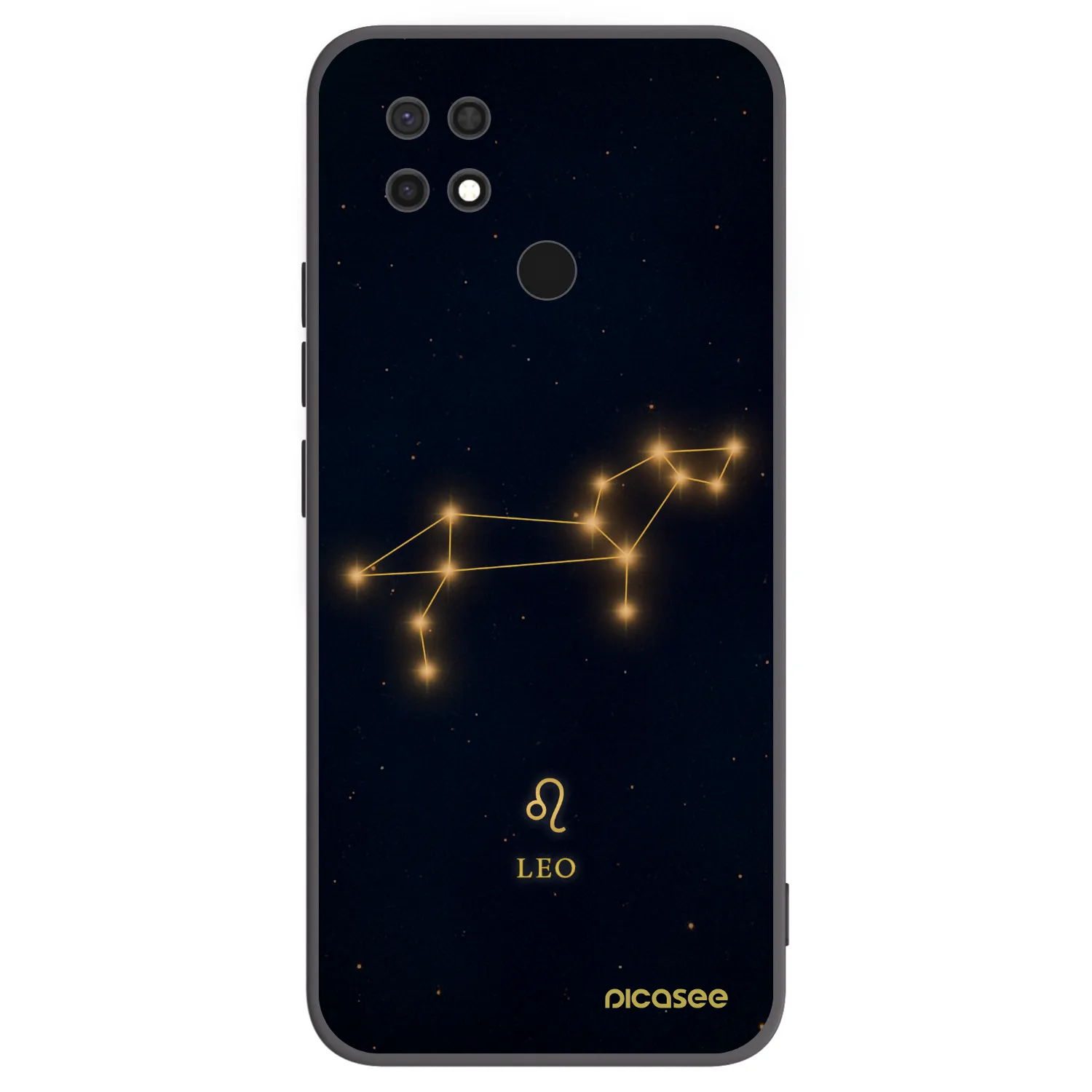 Picasee silikónový čierny obal pre Xiaomi Redmi 10C - LEO