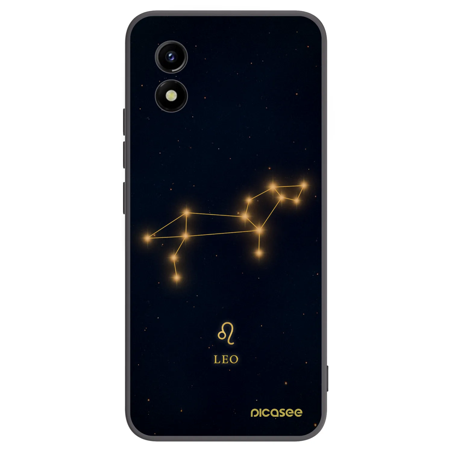 Picasee silikónový čierny obal pre Vivo Y01 - LEO