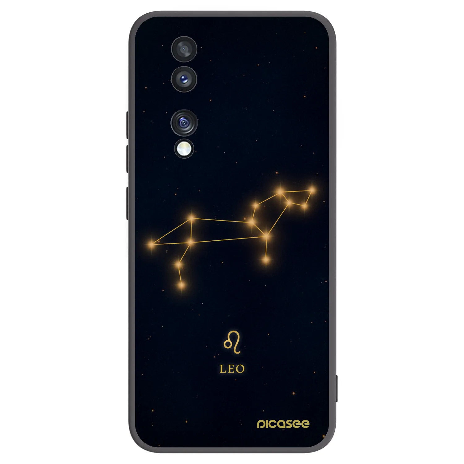 Picasee silikónový čierny obal pre Honor 70 - LEO