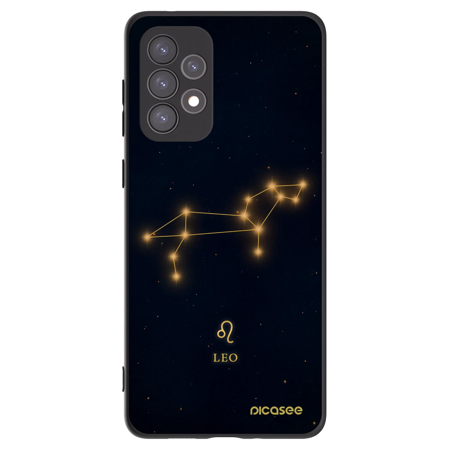 Picasee silikónový čierny obal pre Samsung Galaxy A73 5G - LEO