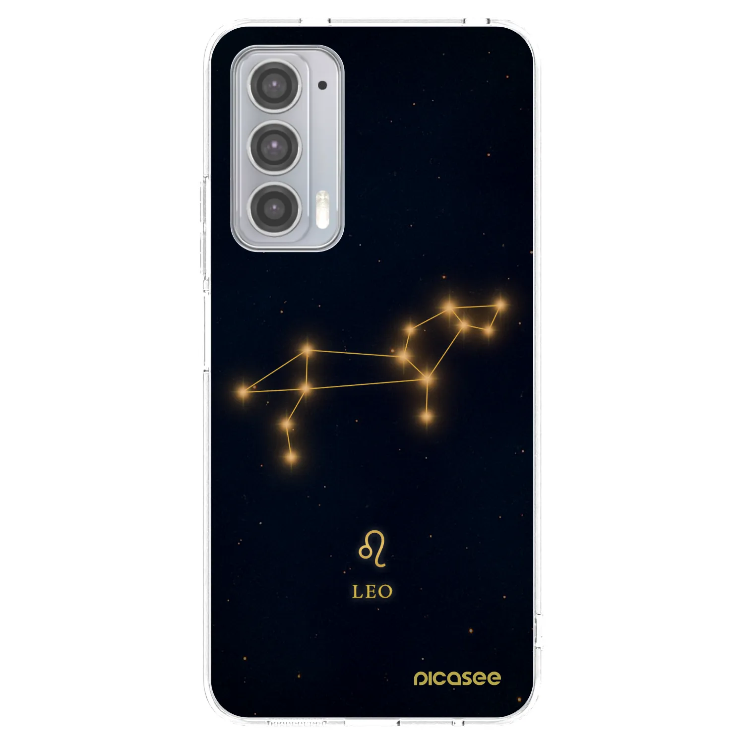 Picasee silikónový prehľadný obal pre Motorola Edge 20 - LEO