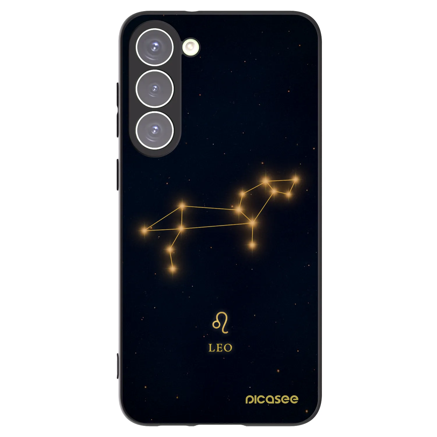 Picasee silikónový čierny obal pre Samsung Galaxy S23+ 5G - LEO