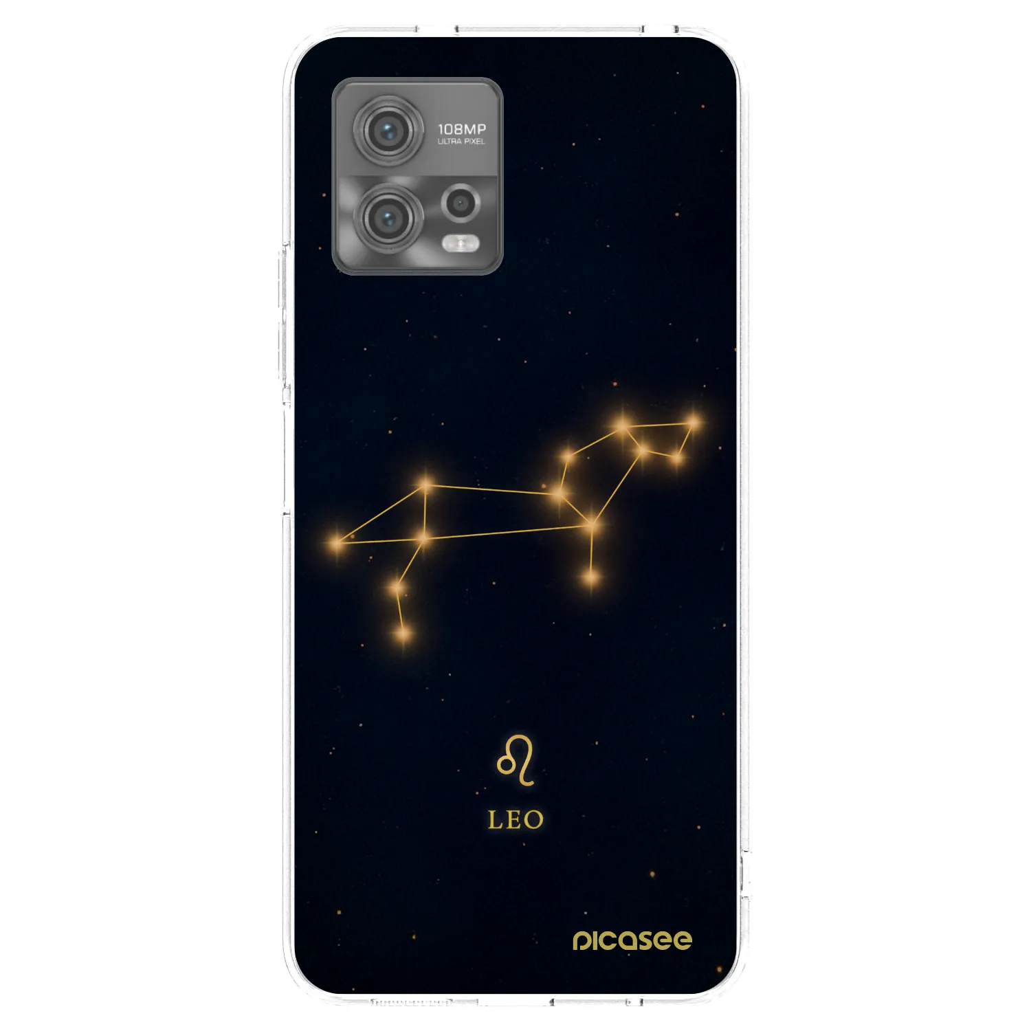 Picasee silikónový prehľadný obal pre Motorola Moto G72 - LEO