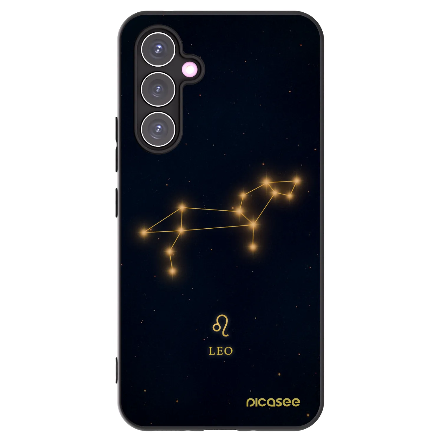 Picasee silikónový čierny obal pre Samsung Galaxy A54 5G A546B - LEO