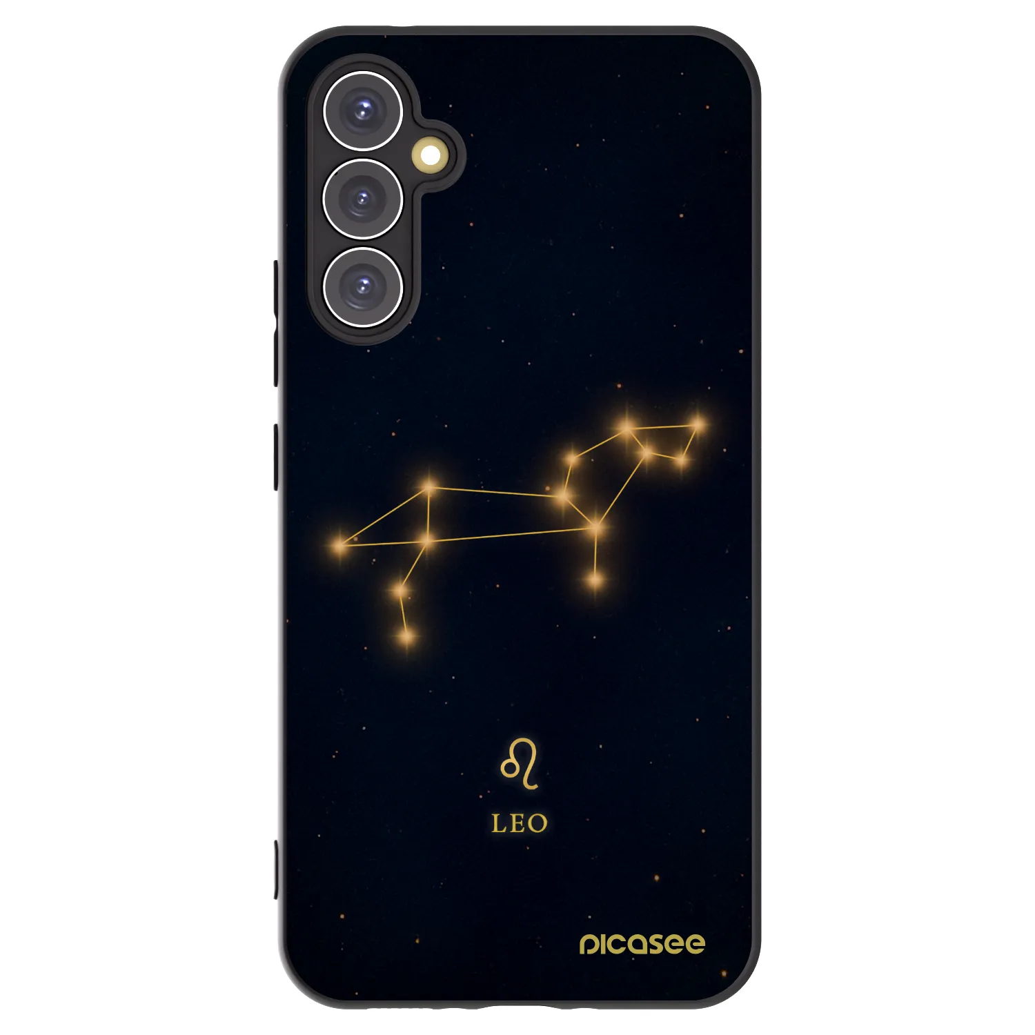 Picasee silikónový čierny obal pre Samsung Galaxy A34 5G A346B - LEO