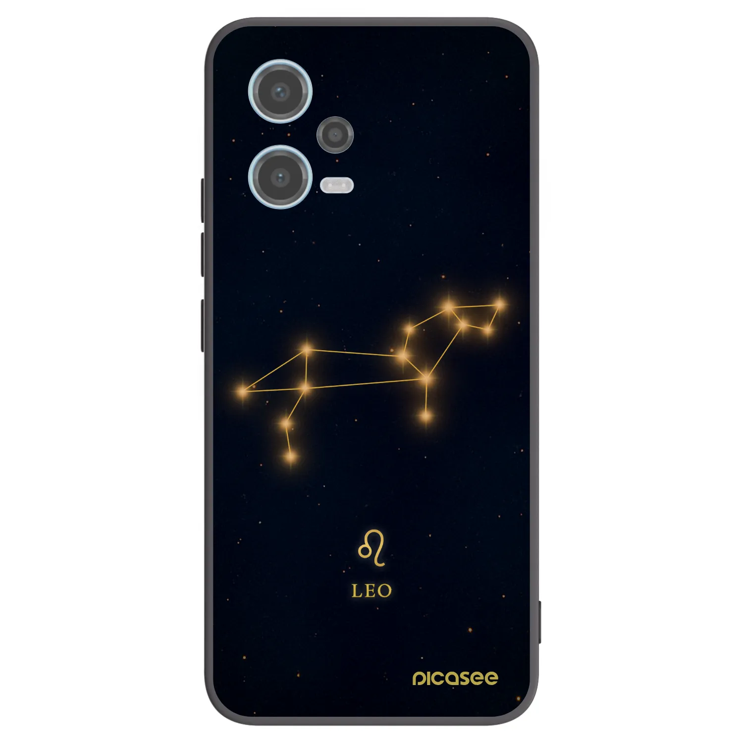 Picasee silikónový čierny obal pre Xiaomi Redmi Note 12 5G - LEO