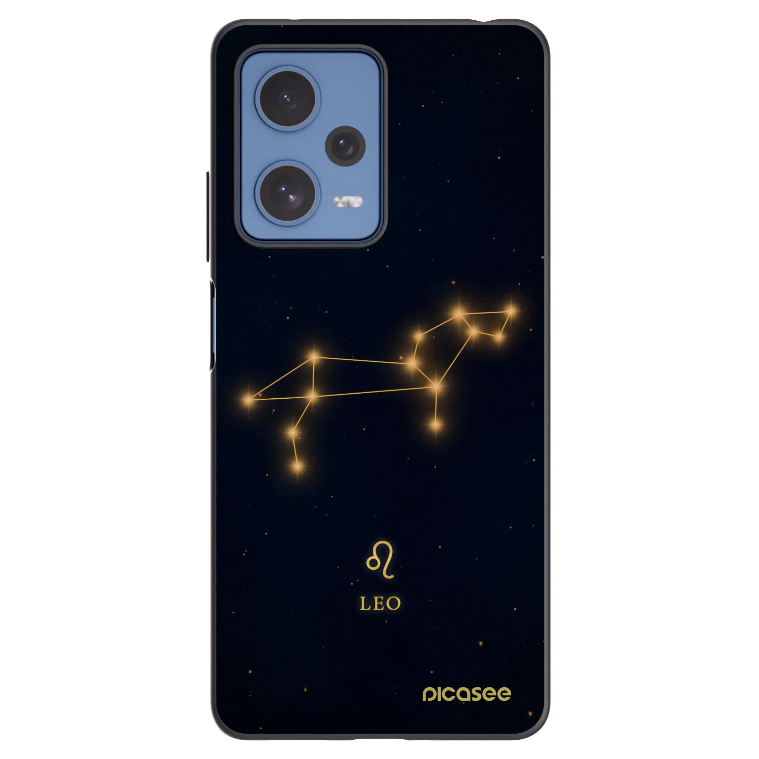 Picasee silikónový čierny obal pre Xiaomi Redmi Note 12 Pro 5G - LEO