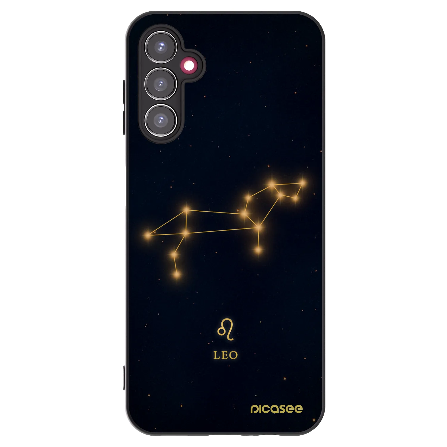 Picasee silikónový čierny obal pre Samsung Galaxy A14 4G A145R - LEO