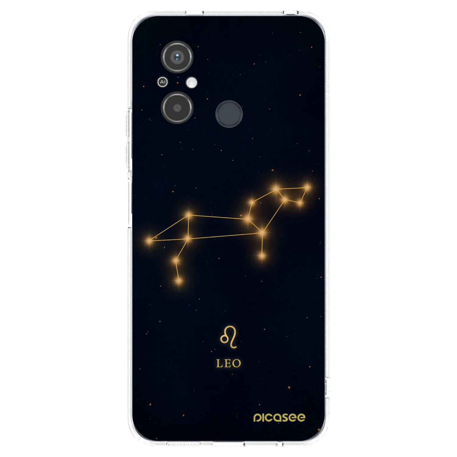 Picasee silikónový prehľadný obal pre Xiaomi Redmi 12C - LEO