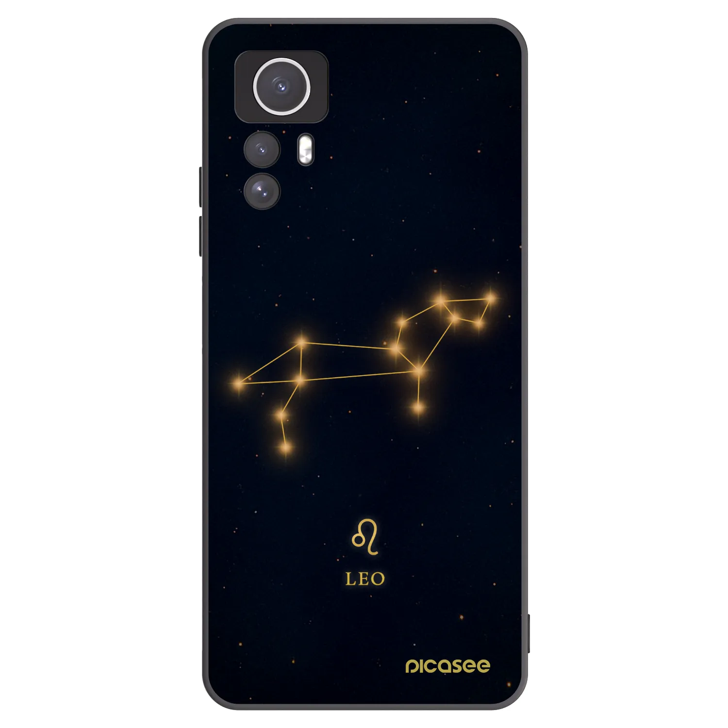 Picasee silikónový čierny obal pre Xiaomi Redmi Note 12S - LEO