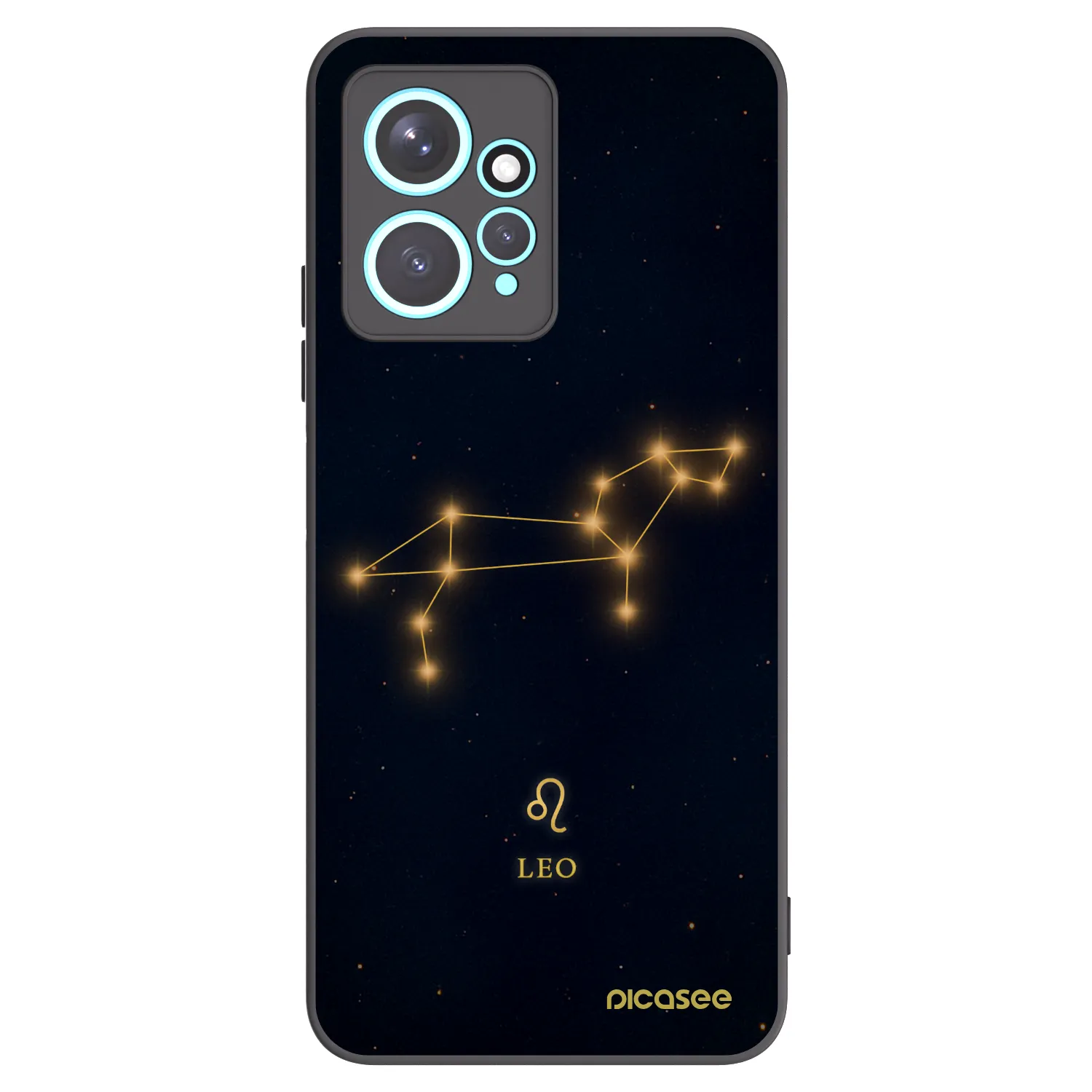 Picasee silikónový čierny obal pre Xiaomi Redmi Note 12 4G - LEO