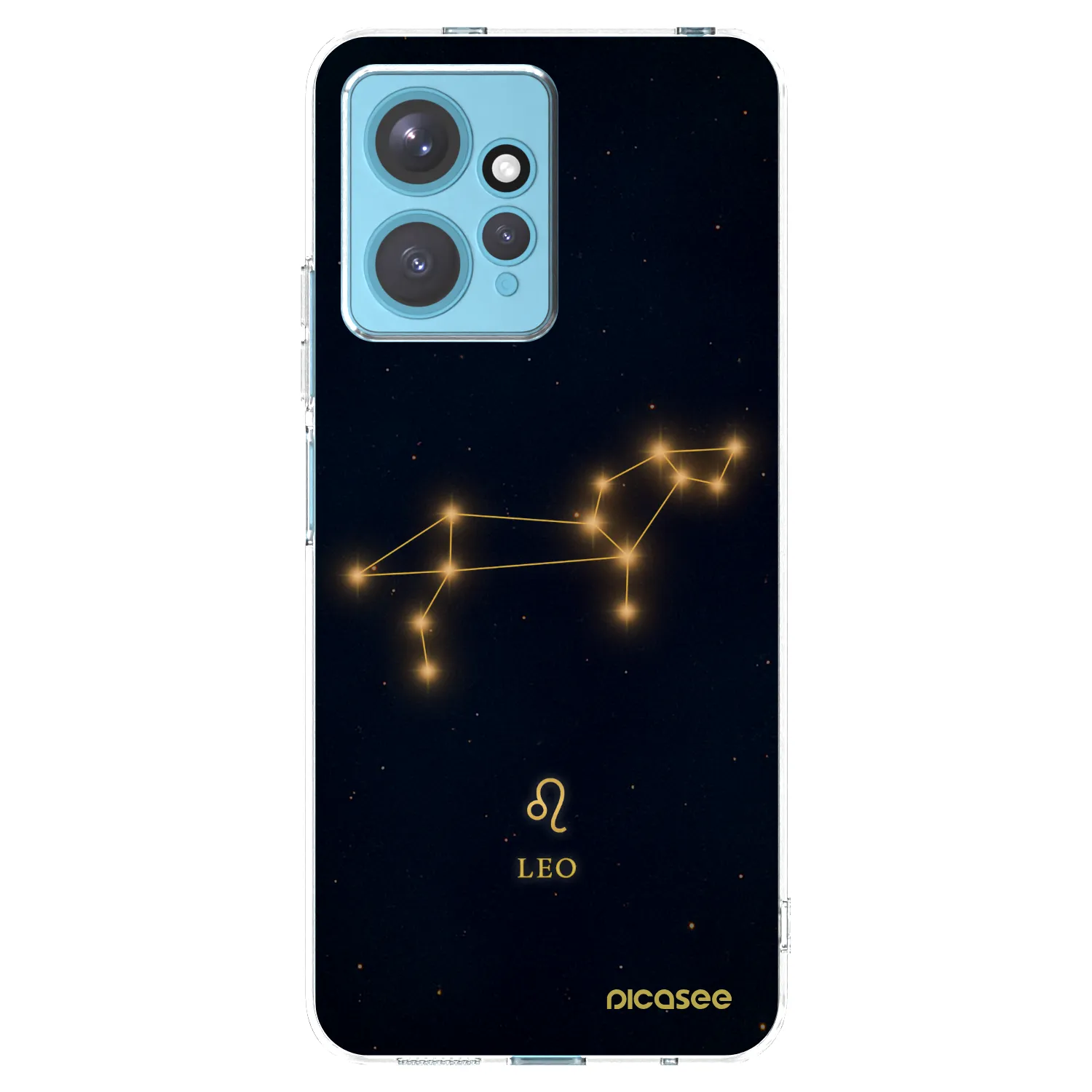 Picasee silikónový prehľadný obal pre Xiaomi Redmi Note 12 4G - LEO