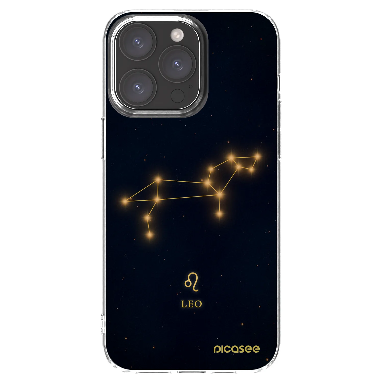 Picasee silikónový prehľadný obal pre Apple iPhone 15 Pro Max - LEO