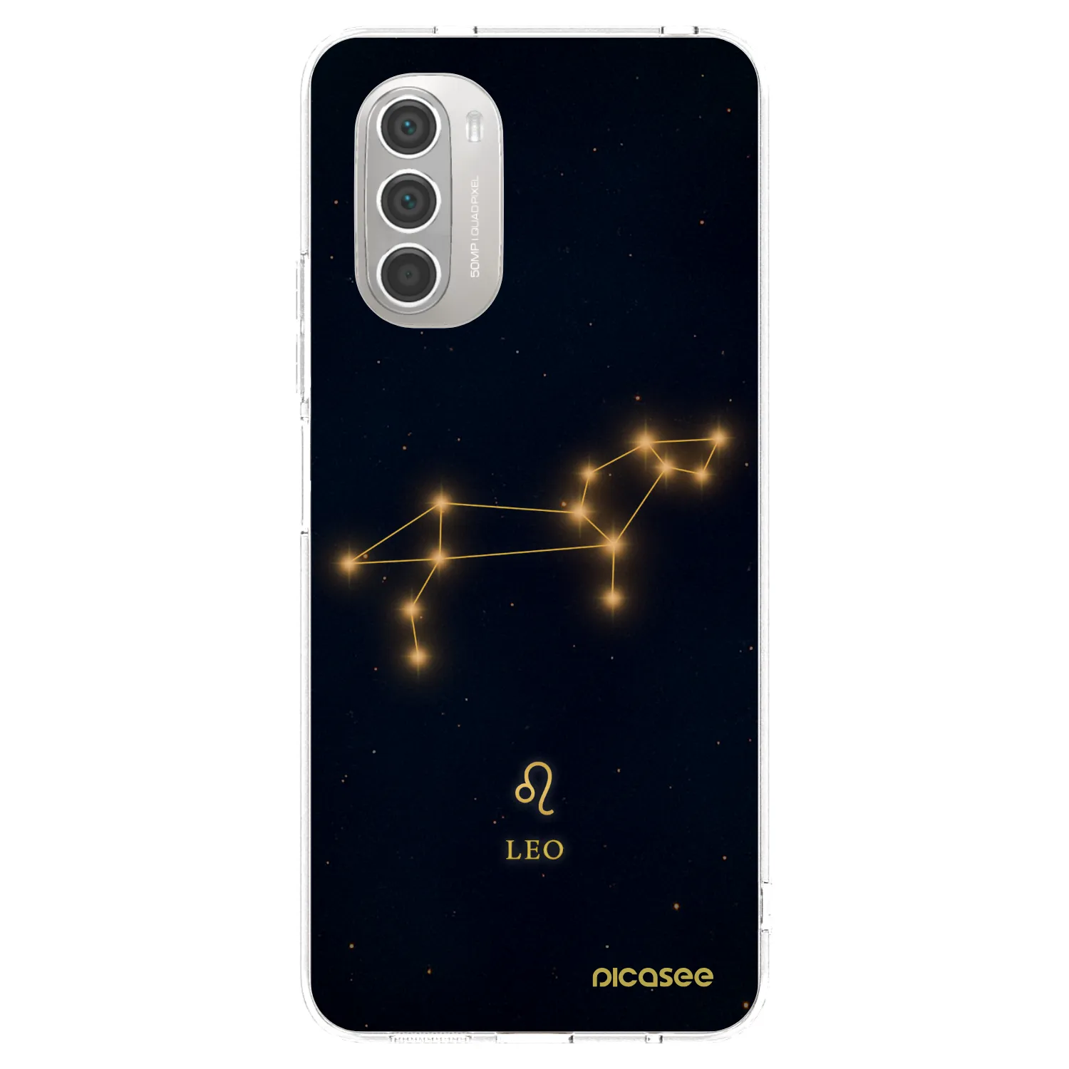Picasee silikónový prehľadný obal pre Motorola Moto G51 - LEO